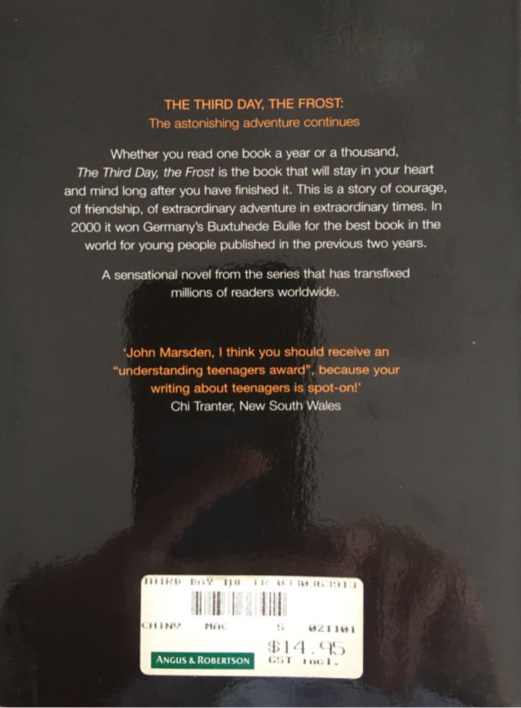 Tomorrow When The War Began - John Marsden (Pan Macmillan Australia - Paperback) book collectible [Barcode 9780330363914] - Main Image 2