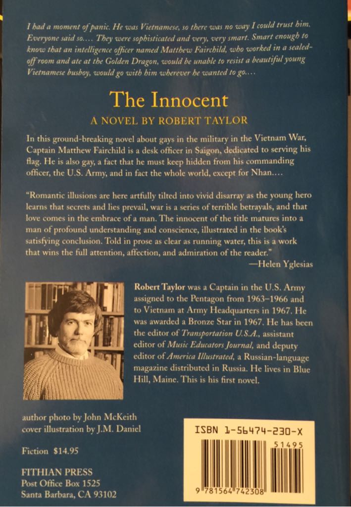 Innocent, The - Robert Taylor (Fithian Press - Paperback) book collectible [Barcode 9781564742308] - Main Image 2