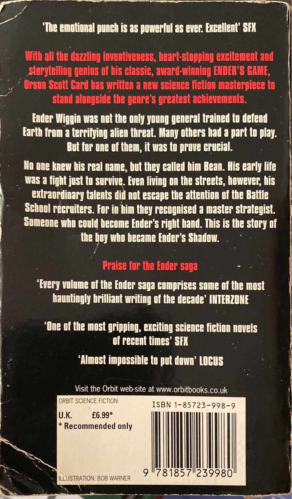 Enders Shadow - Orson Scott Card (Orbit - Audiobook) book collectible [Barcode 9781857239980] - Main Image 2