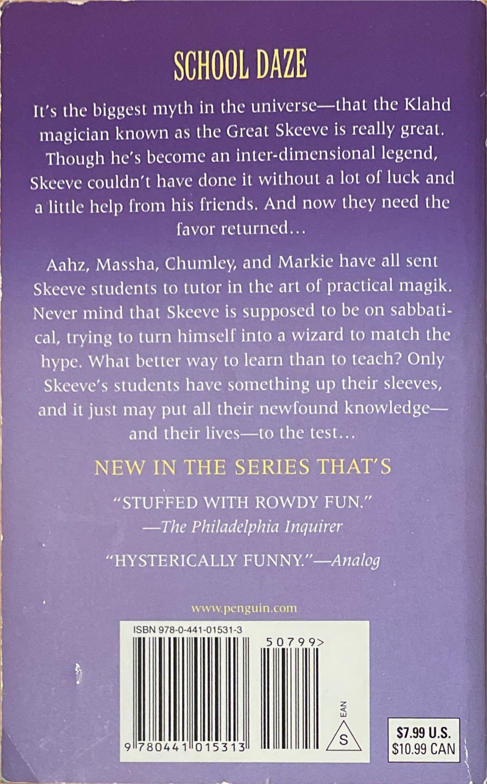 Class Dis-Mythed - Jody Lynn Nye (ACE Fantasy - Paperback) book collectible [Barcode 9780441015313] - Main Image 2