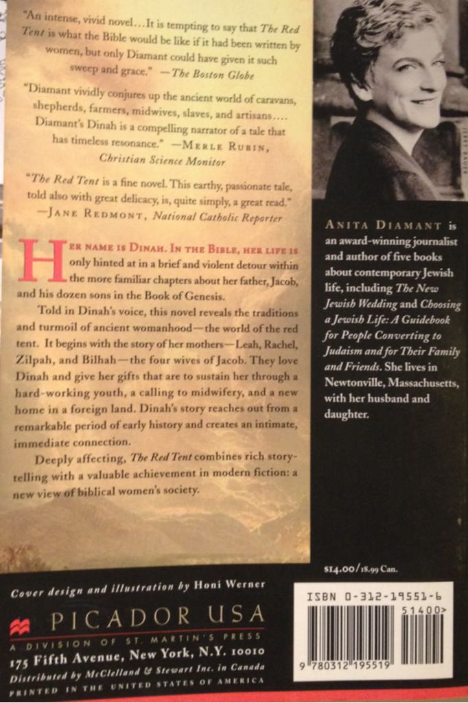 The Red Tent - Anita Diamant (Picador USA - Paperback) book collectible [Barcode 9780312195519] - Main Image 2
