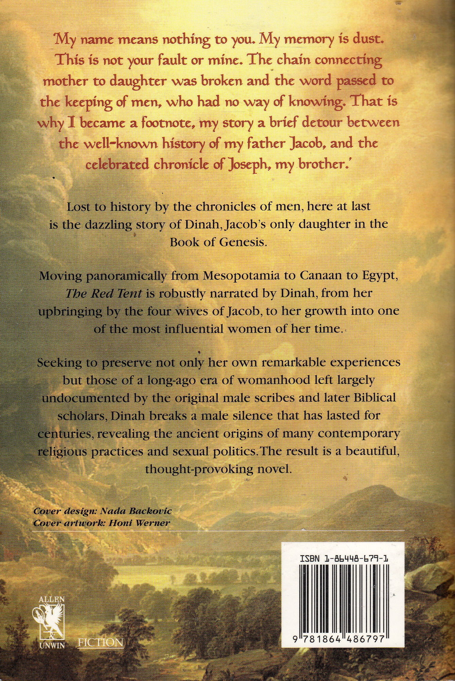 The Red Tent - Diamant, Anita (Allen & Unwin - Paperback) book collectible [Barcode 9781864486797] - Main Image 2