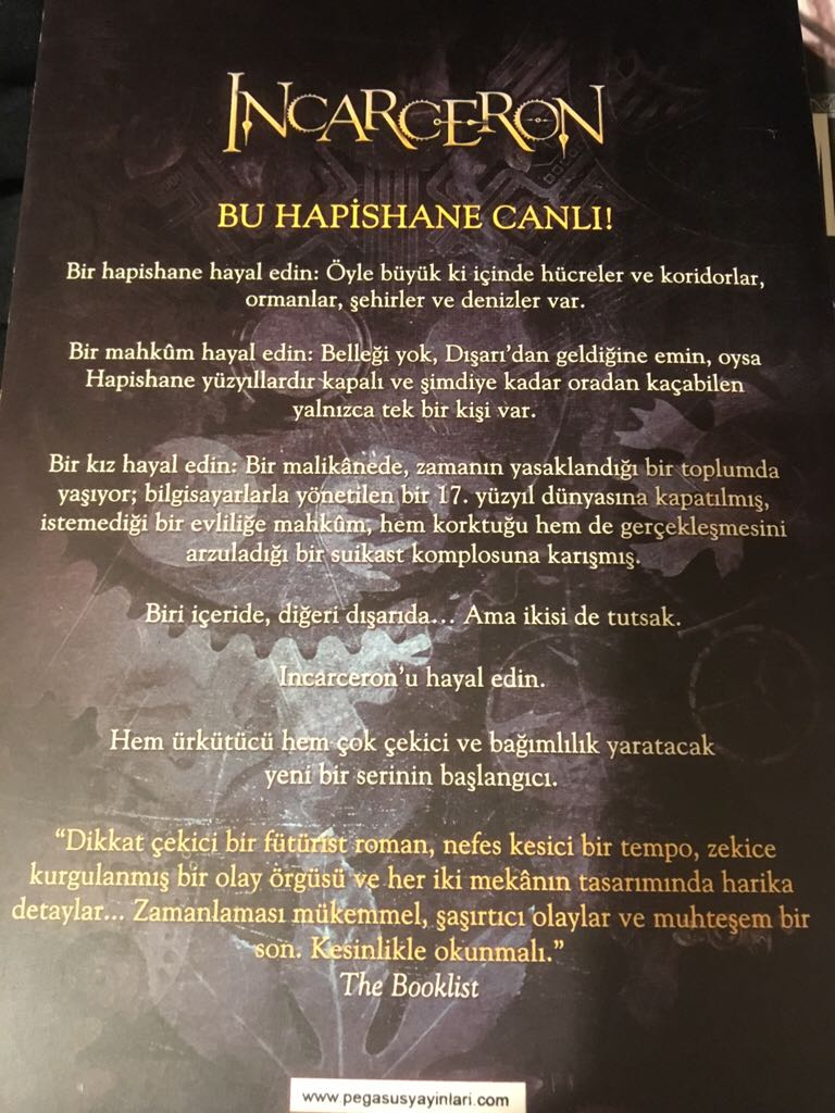 Incarceron  book collectible [Barcode 9786055360276] - Main Image 2