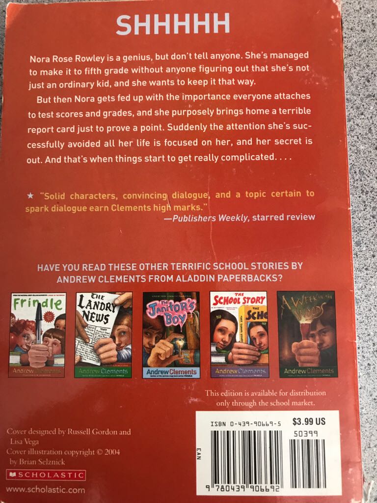 The Report Card - Andrew Clements (Atheneum) book collectible [Barcode 9780439906692] - Main Image 2