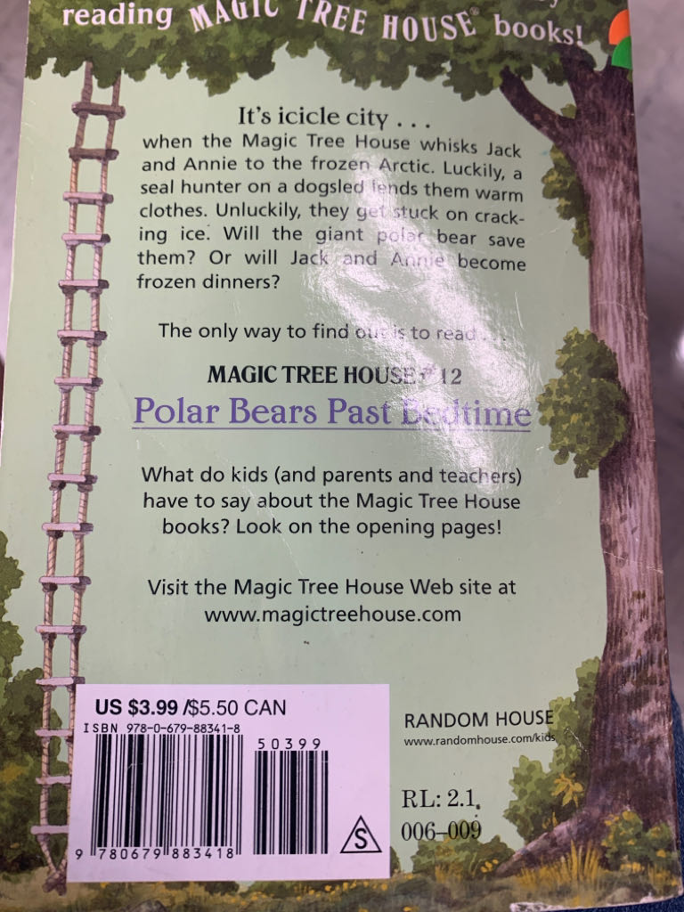 Polar Bears Past Bedtime - Salvatore Osborne Mary Pope|Murdocca (Scholastic Inc - Paperback) book collectible [Barcode 9781338225006] - Main Image 2