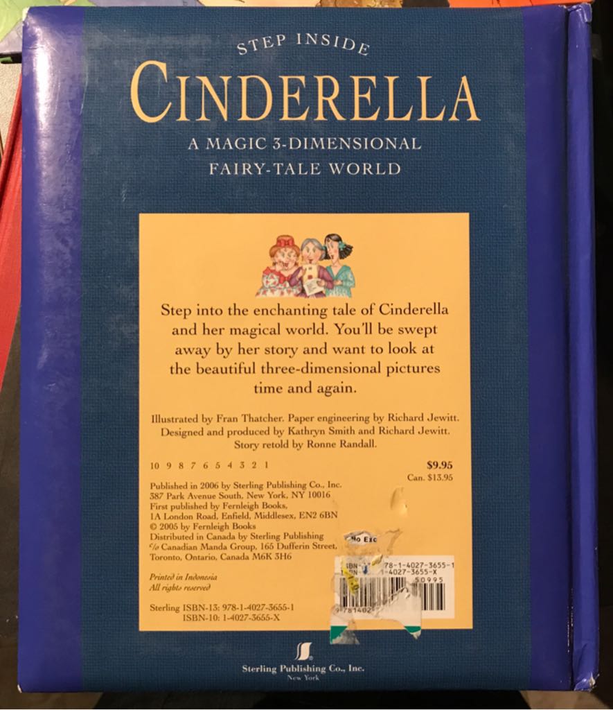 Cinderella - Rochelle Larkin (Sterling Publishing (NY) - Hardcover) book collectible [Barcode 9781402736551] - Main Image 2