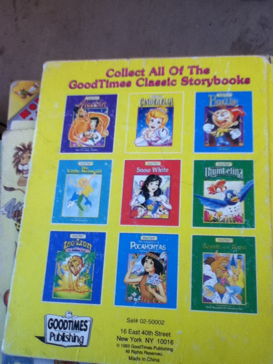 Cinderella - Rochelle Larkin (Goodtimes storybook clasics) book collectible - Main Image 2