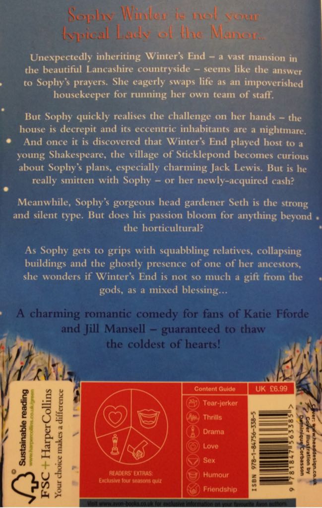 Winters Tale, A - Trisha Ashley book collectible [Barcode 9781847563385] - Main Image 2