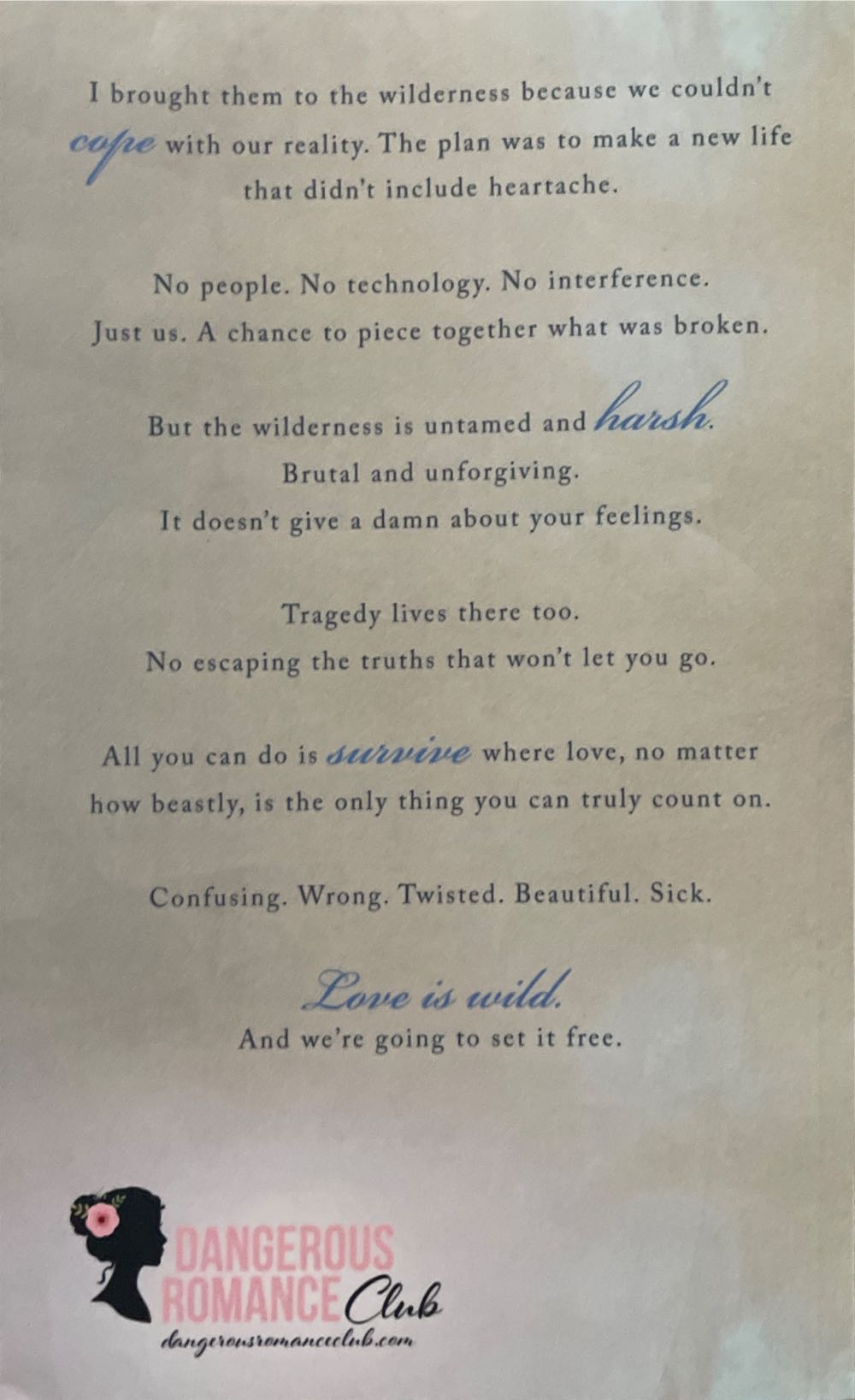 The Wild - K. Webster (Dirty Little Publishers - Paperback) book collectible [Barcode 9781974092802] - Main Image 2