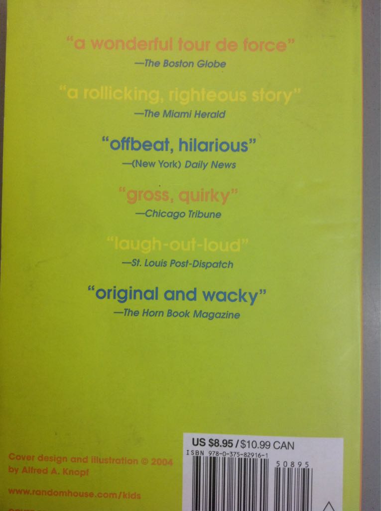 Hoot - Carl Hiaasen (Alfred A. Knopf - Paperback) book collectible [Barcode 9780375829161] - Main Image 2