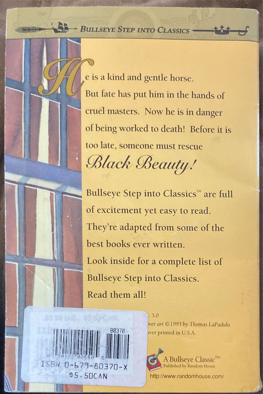 Black Beauty - Anna Sewell (Random House New York - Paperback) book collectible [Barcode 9780679803706] - Main Image 2