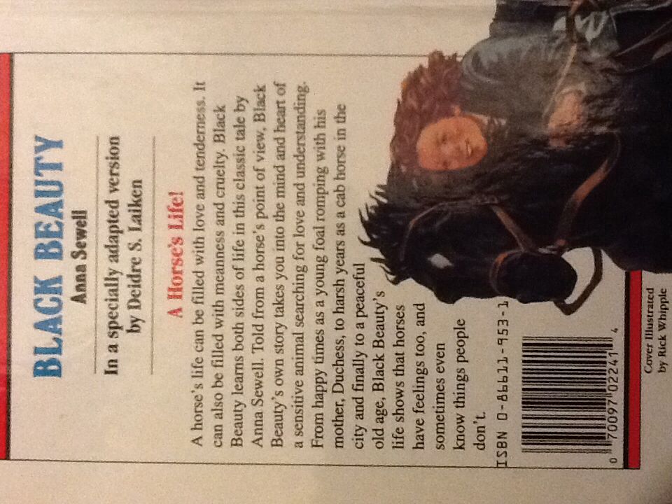 Black Beauty (Great Illustrated Classics) - Anna Sewell (Baronet Books - Hardcover) book collectible [Barcode 9780866119535] - Main Image 2