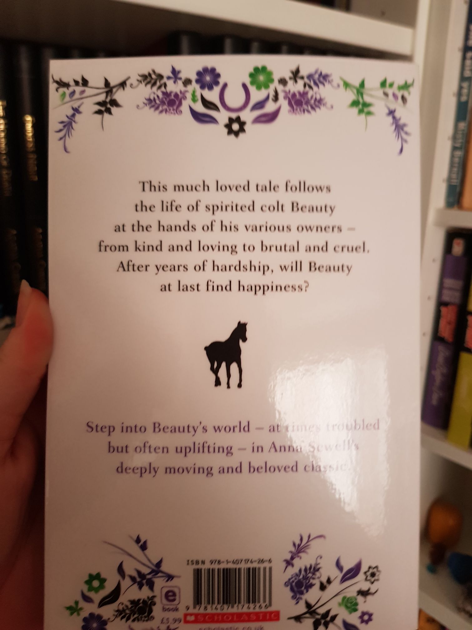 Black Beauty - Anna Sewell (Scholastic / Scholastic UK / Scholastic Children’s Books - Paperback) book collectible [Barcode 9781407174266] - Main Image 2
