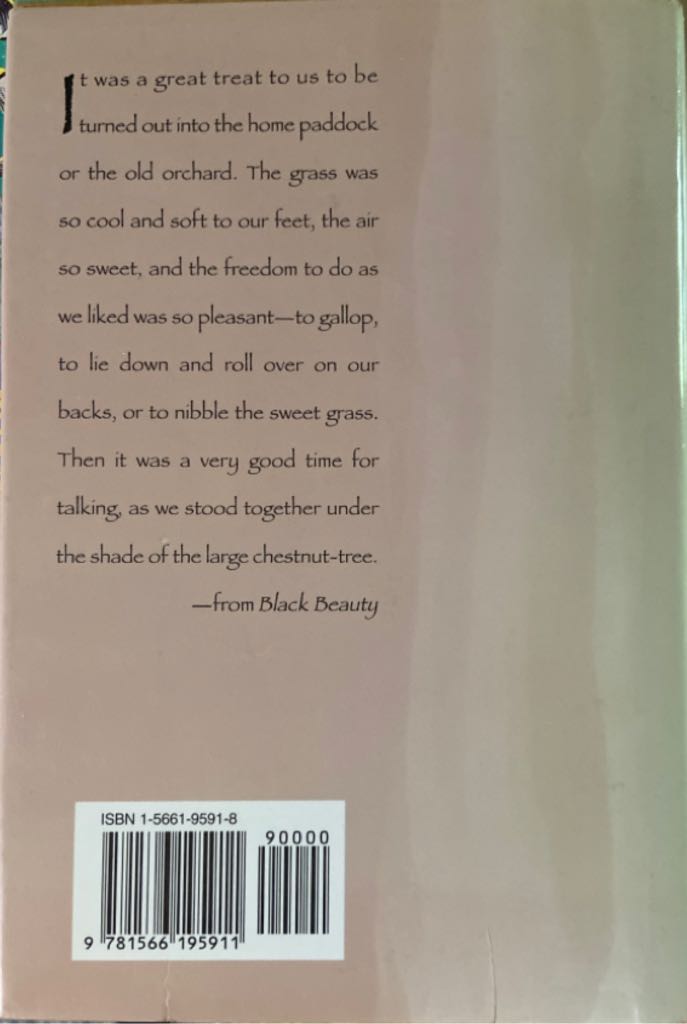 Black Beauty - Anna Sewell (Barnes & Noble, Inc. - Hardcover) book collectible [Barcode 9781566195911] - Main Image 2