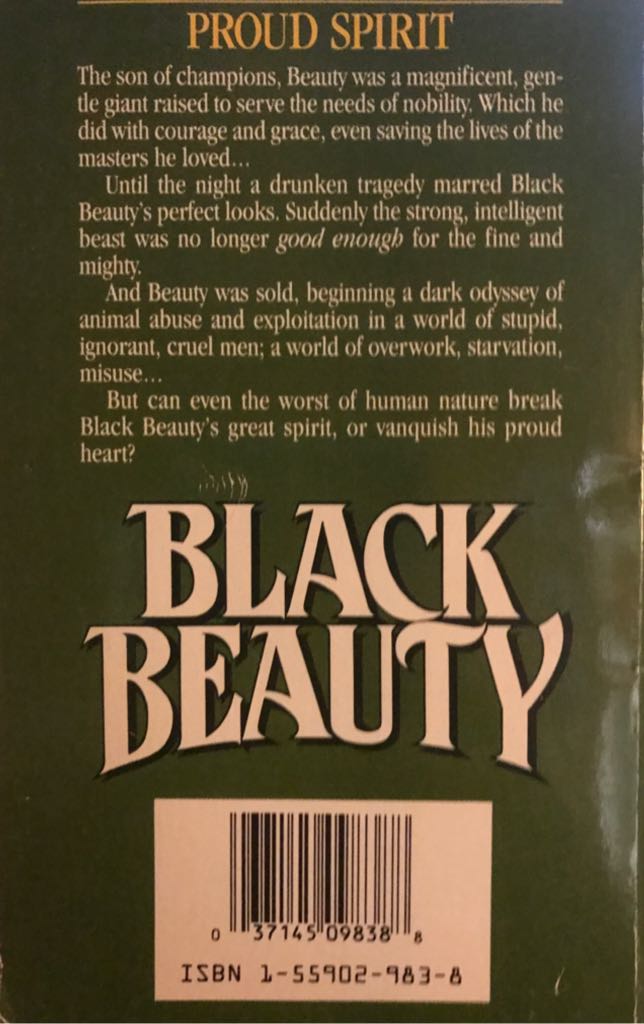 Black Beauty - Anna Sewell (Aerie Books Ltd. - Paperback) book collectible - Main Image 2