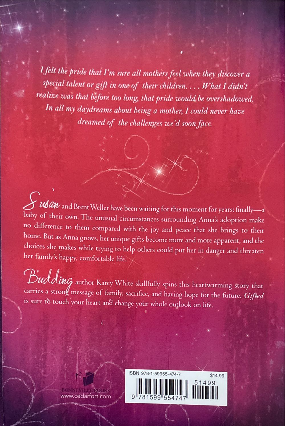 Gifted: A Novel - Karey White (Bonneville Books - Paperback) book collectible [Barcode 9781599554747] - Main Image 2