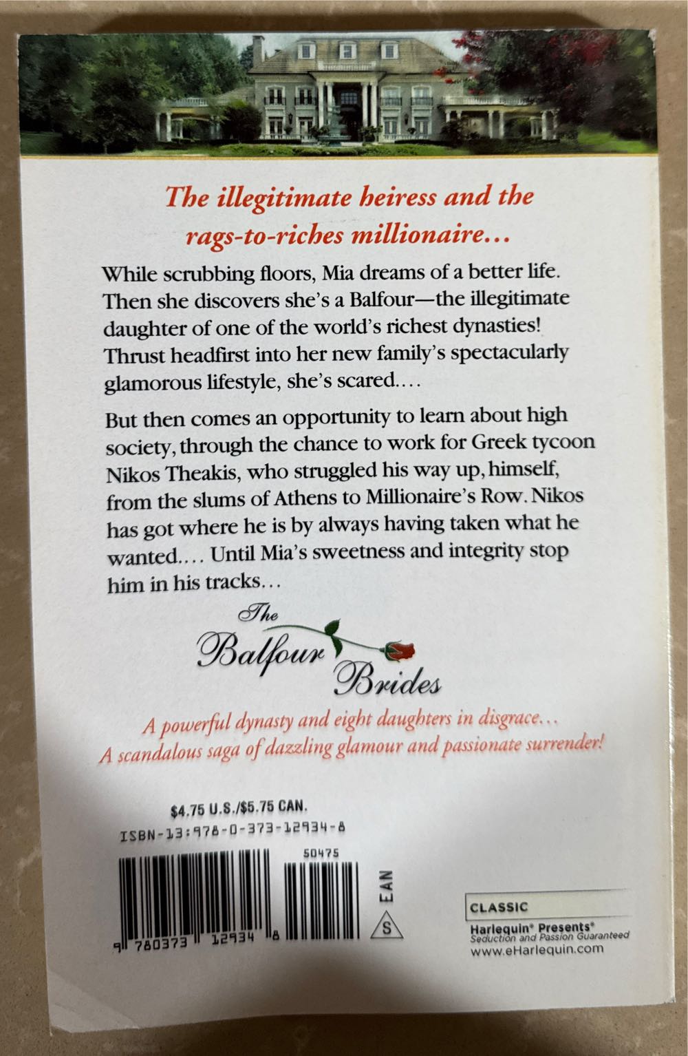 Mia And The Powerful Greek - Michelle Reid (Harlequin Romance - Paperback) book collectible [Barcode 9780373129348] - Main Image 2