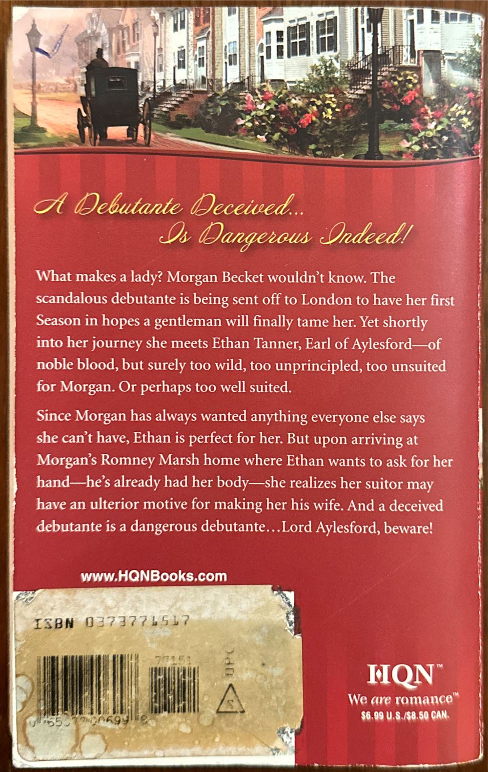 The Dangerous Debutante-discarded - Kasey Michaels (Harlequin - Paperback) book collectible [Barcode 9780373771516] - Main Image 2