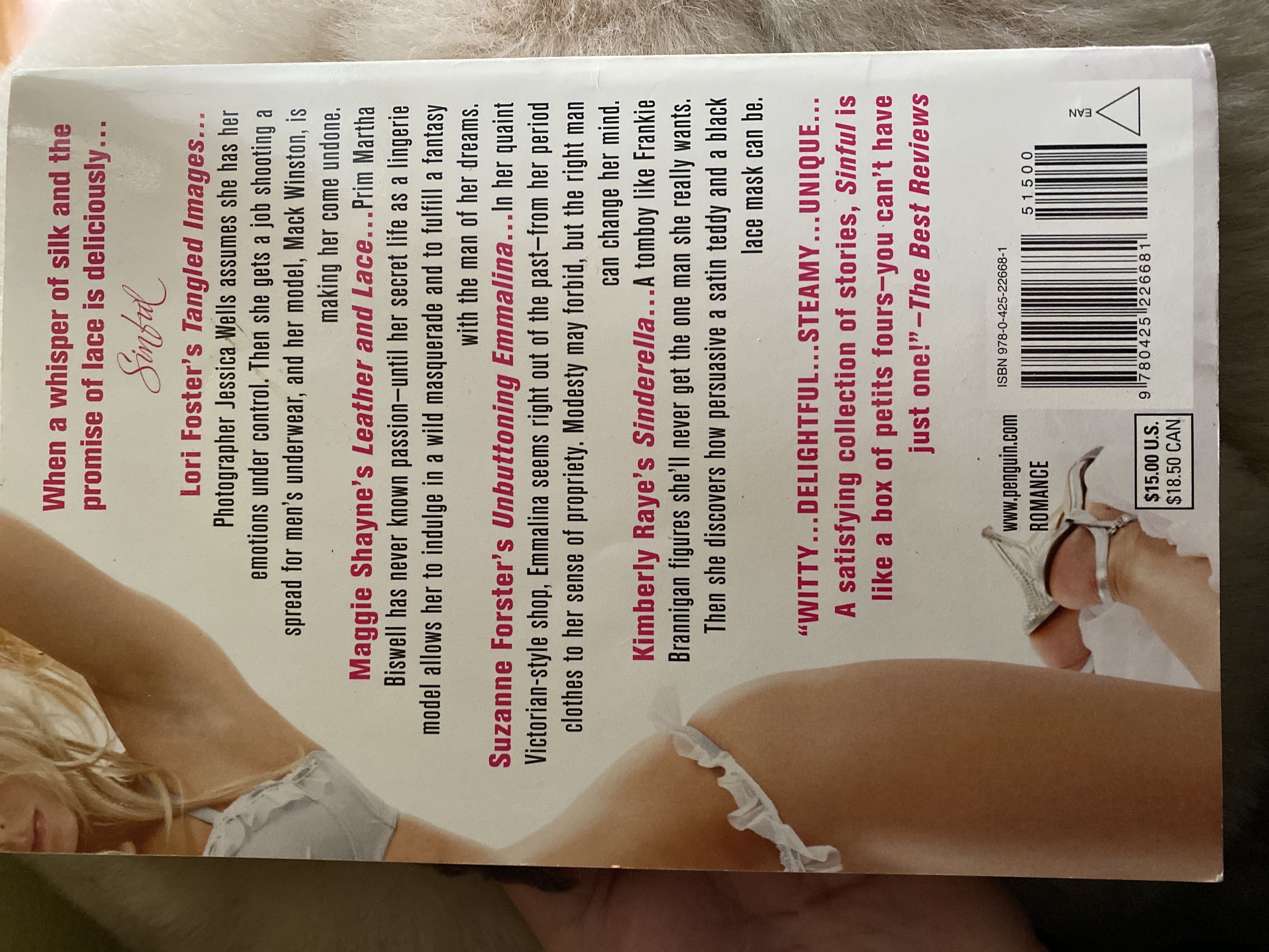 Sinful - Lori Foster (Berkley Trade) book collectible [Barcode 9780425226681] - Main Image 2