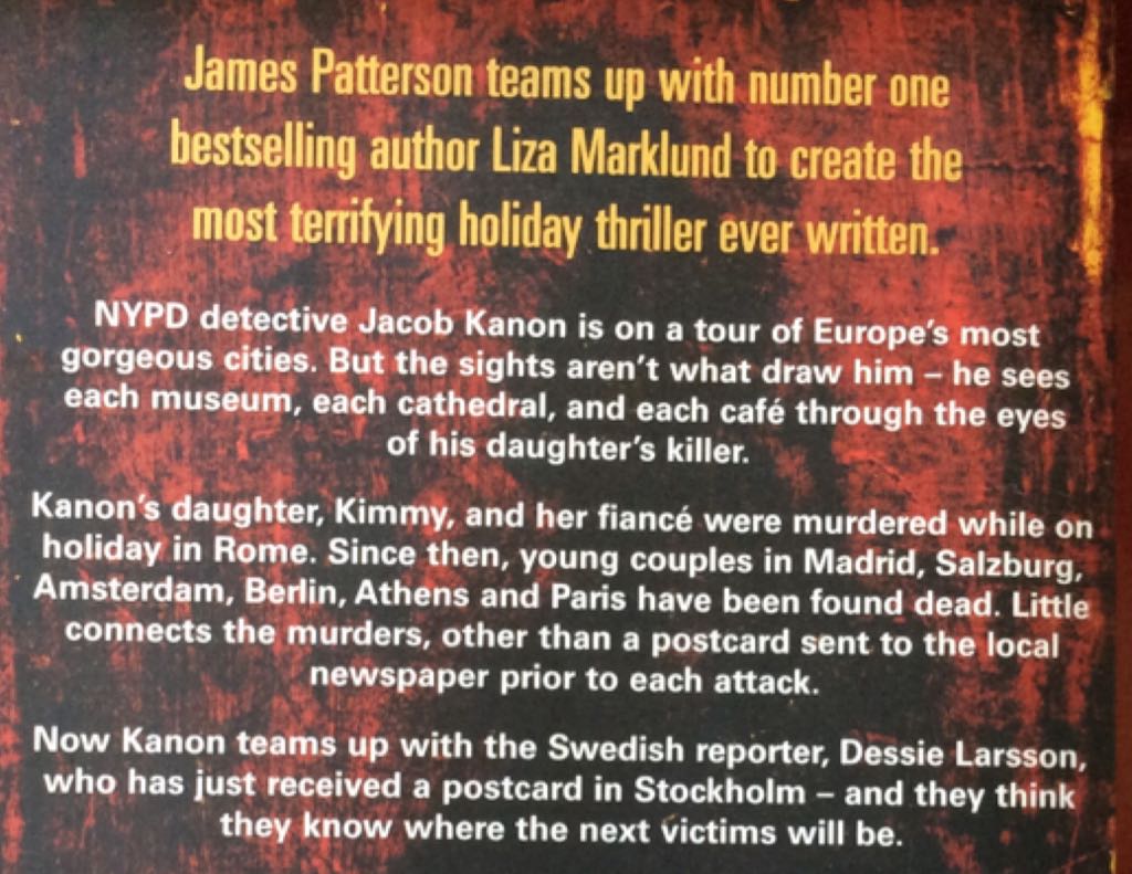 The Postcard Killers - James Patterson (Little, Brown) book collectible [Barcode 9780316090292] - Main Image 2