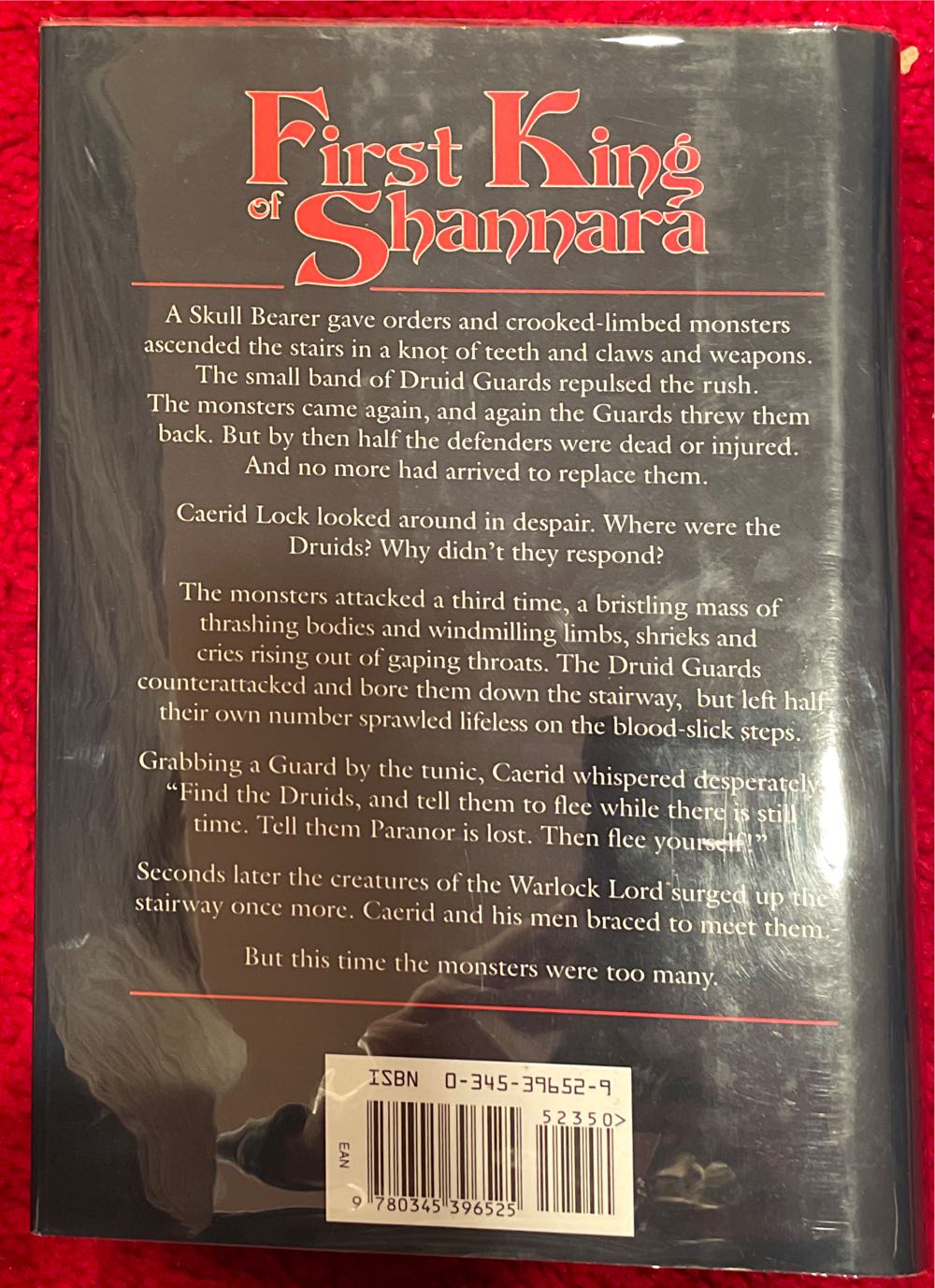 First King of Shannara - Terry Brooks (Del Rey - Hardcover) book collectible [Barcode 9780345396525] - Main Image 2