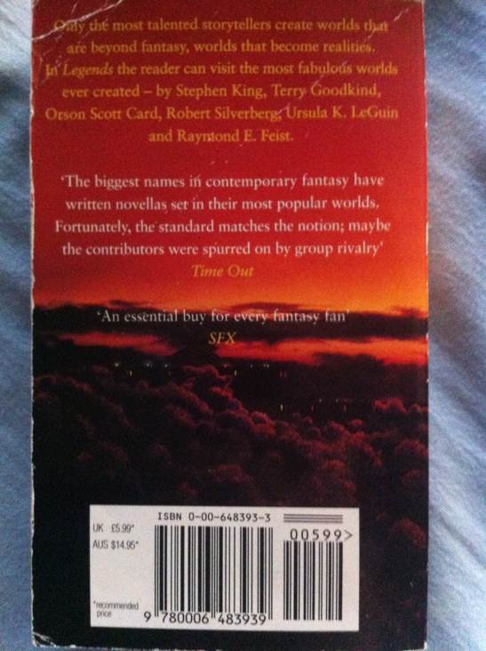 Legends - Robert Silverberg (Voyager - Paperback) book collectible [Barcode 9780006483939] - Main Image 2