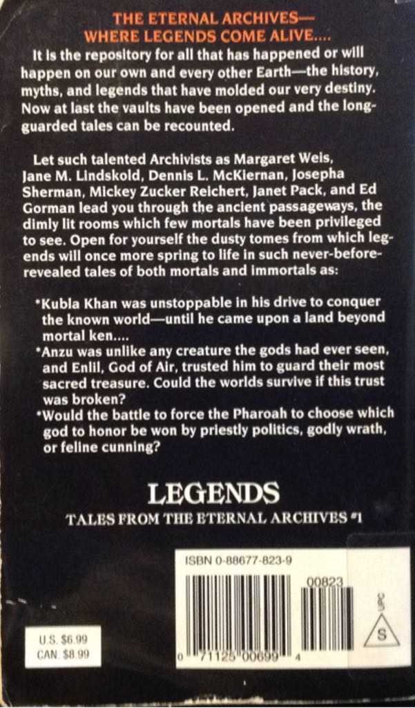Legends - Ed Gorman (D A W Books, Incorporated - Paperback) book collectible [Barcode 9780886778231] - Main Image 2