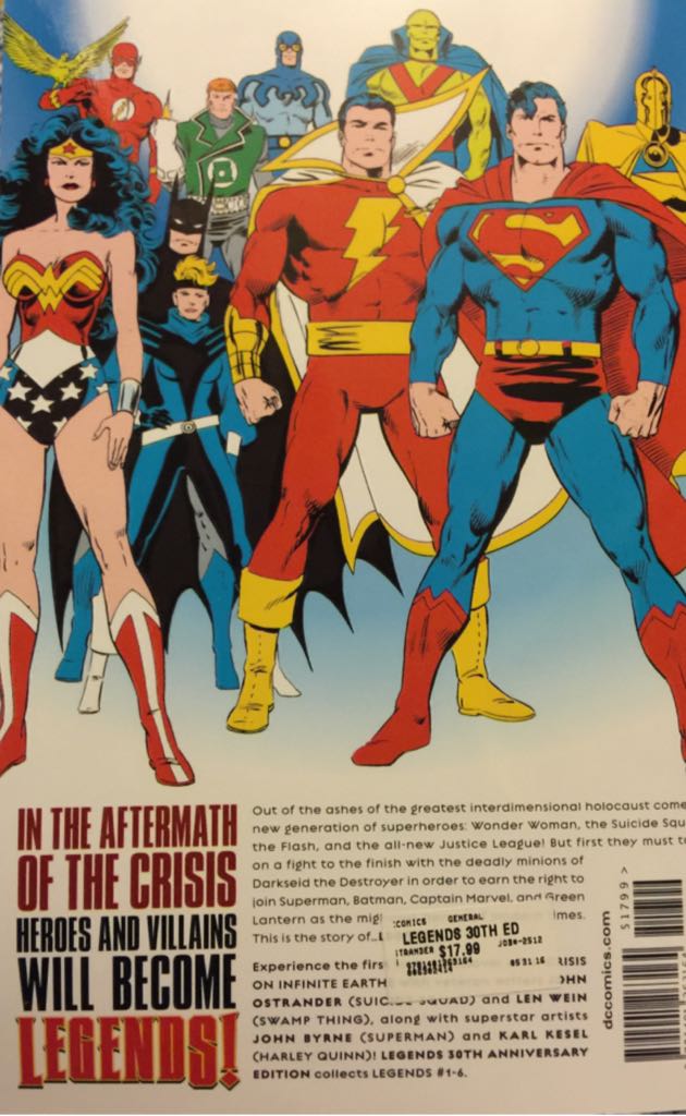 Legends - Anthology (DC Comics - Paperback) book collectible [Barcode 9781401263164] - Main Image 2