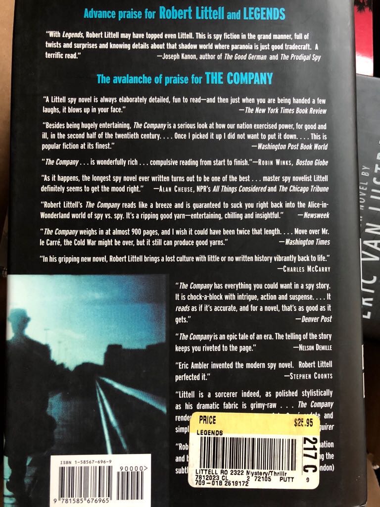 Legends - Robert Littell (Lisa Jackson) book collectible [Barcode 9781585676965] - Main Image 2