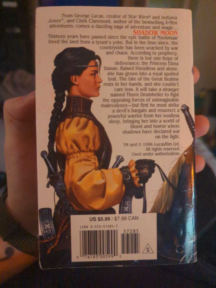 Shadow Moon - George Lucas/ Chris Claremont (Bantam Dell Publishing Group - Paperback) book collectible [Barcode 0553572857] - Main Image 3