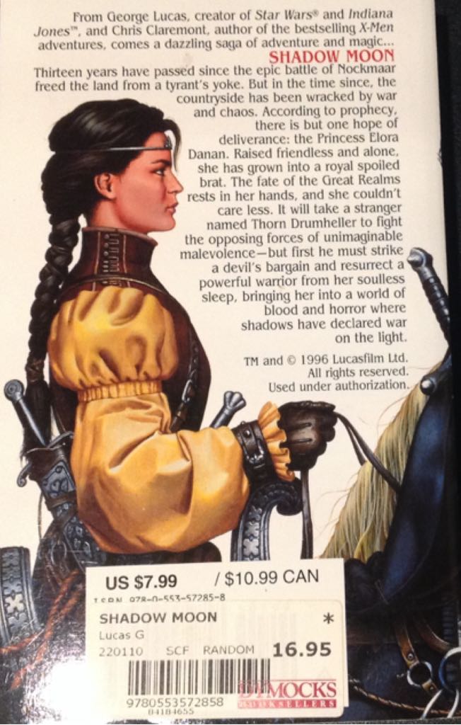 Shadow Moon - George Lucas (Spectra - Paperback) book collectible [Barcode 9780553572858] - Main Image 2