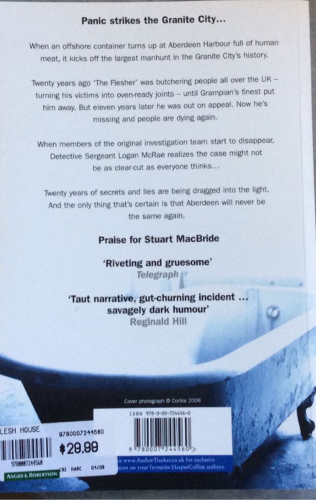 Flesh House - Stuart MacBride (Flat - Ricky & Neil - Paperback) book collectible [Barcode 9780007244560] - Main Image 2