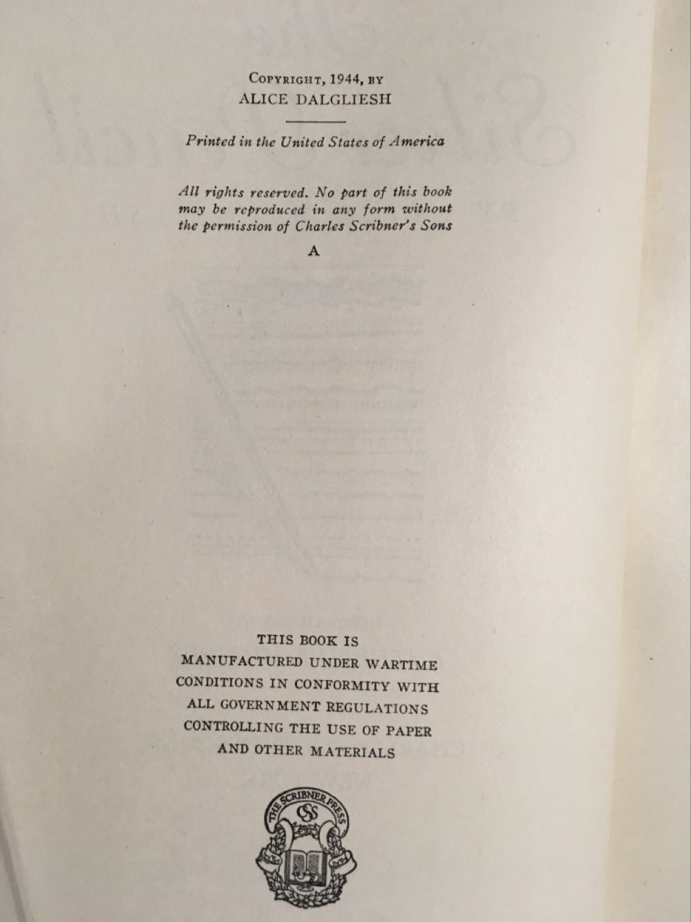 The Silver Pencil - Alice Dalgliesh (Scholastic, Inc. - Hardcover) book collectible [Barcode 9780590460101] - Main Image 3