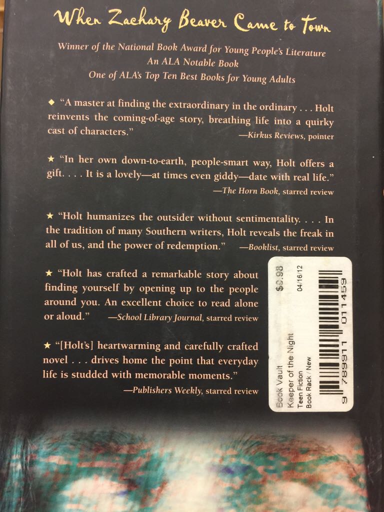 Keeper Of The Night - Willis Holt, book collectible [Barcode 9789911011459] - Main Image 2