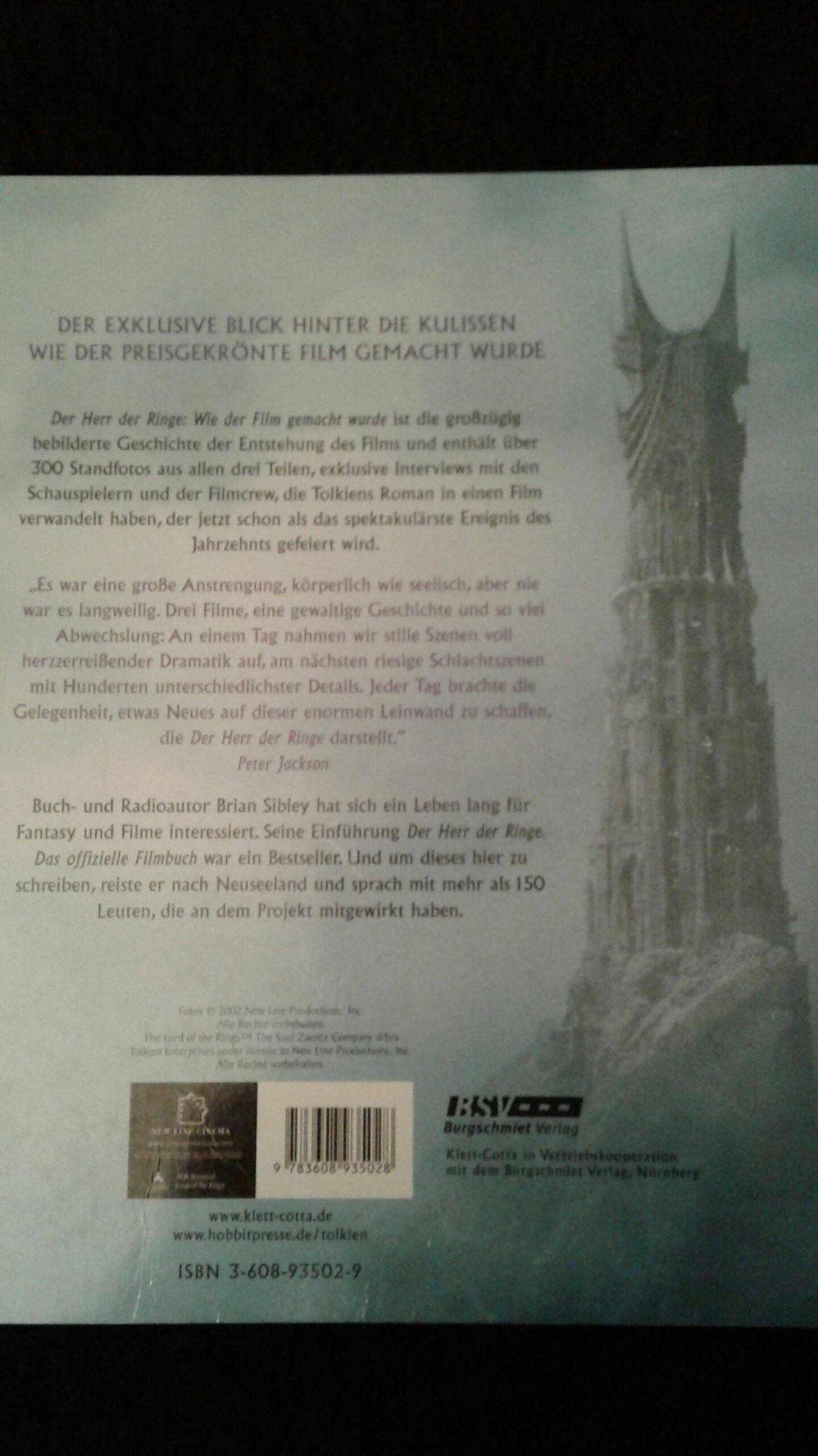 Der Herr der Ringe - Brian Sibley (Paperback) book collectible [Barcode 9783608935028] - Main Image 2