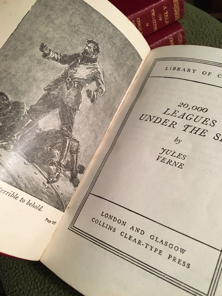 20,000 Leagues Under The Sea - Jules Verne (Collins Clear -Type Press, London And Glasgow) book collectible - Main Image 2