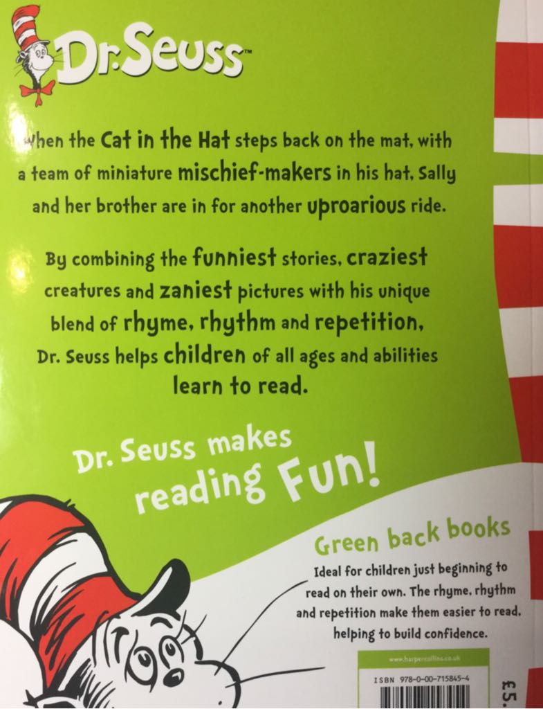The Cat In The Hat Comes Back - Seuss Dr. (Harper Collins - Paperback) book collectible - Main Image 2