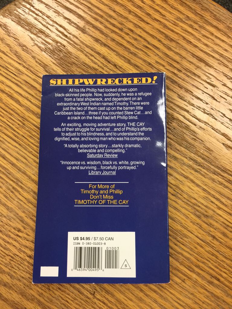 The Cay - Theodore Taylor (Paperback) book collectible [Barcode 0380010038] - Main Image 2