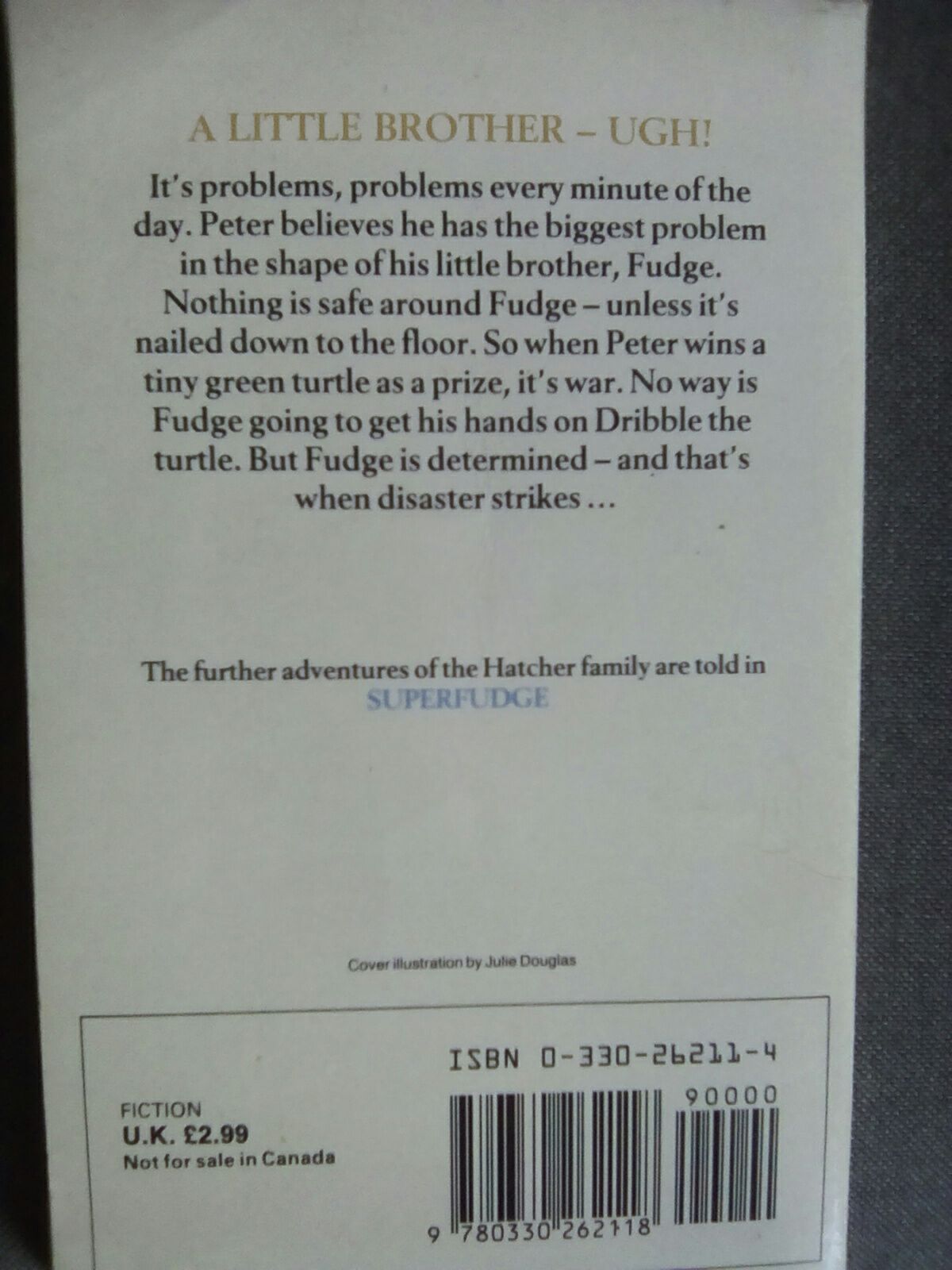 Tales Of A Fourth Grade Nothing - Judy Blume (Puffin - Paperback) book collectible [Barcode 9780330262118] - Main Image 2