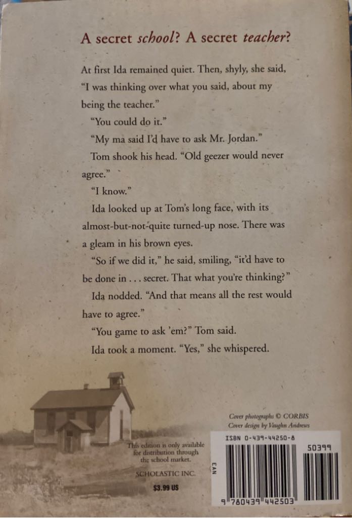 The Secret School - Avi (Scholastic, Inc - Paperback) book collectible [Barcode 9780439442503] - Main Image 2