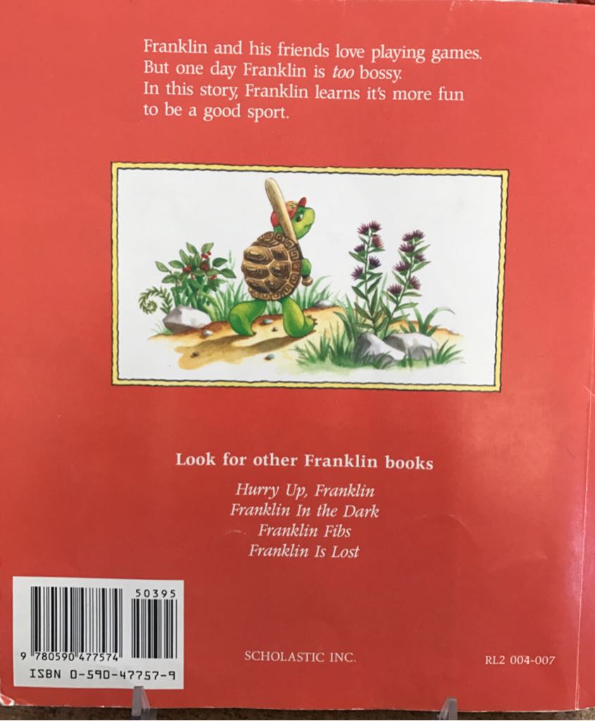 Franklin Is Bossy - Paulette Bourgeois (Golden Books - Paperback) book collectible [Barcode 9780590477574] - Main Image 2