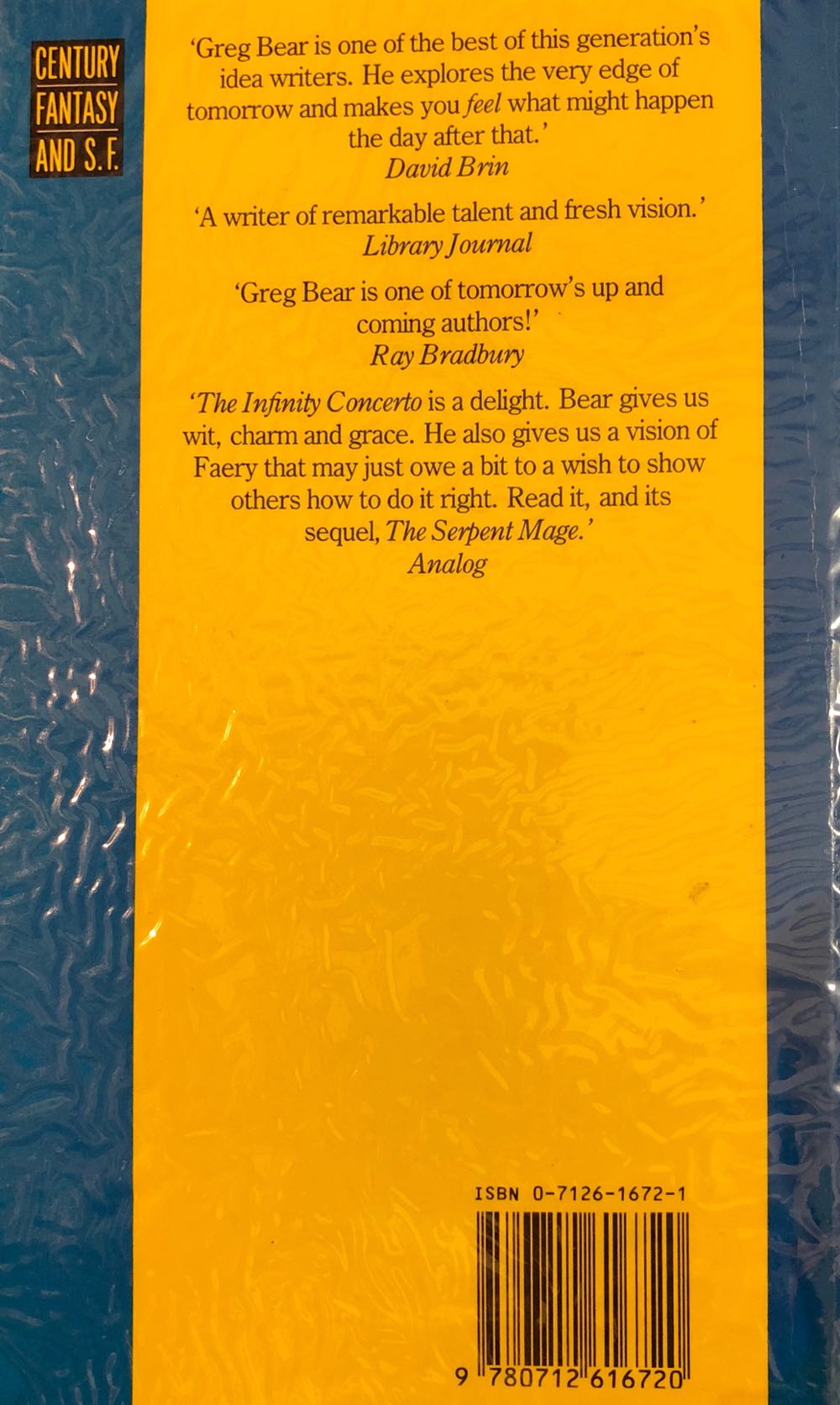 The Serpent Mage - Greg Bear (Century - Hardcover) book collectible [Barcode 9780712616720] - Main Image 2