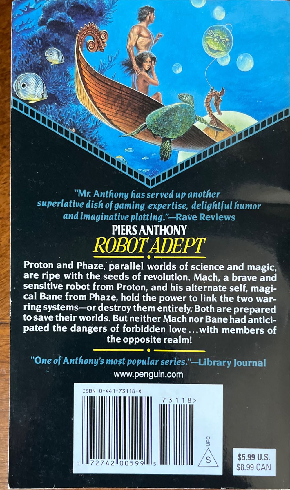Robot Adept - Piers Anthony (Del Rey - Paperback) book collectible [Barcode 9780441731183] - Main Image 2