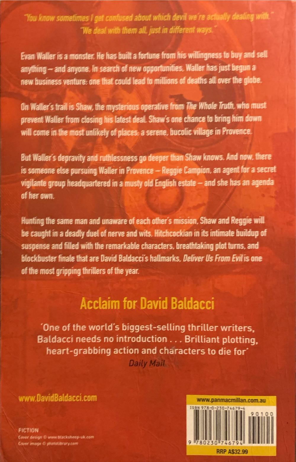 Deliver Us From Evil - David Baldacci (Pan Macmillan - Paperback) book collectible [Barcode 9780230746794] - Main Image 2