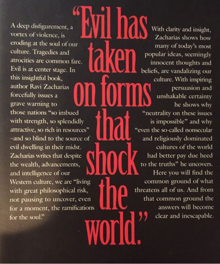 Deliver Us From Evil - Ravi Zacharias book collectible - Main Image 2
