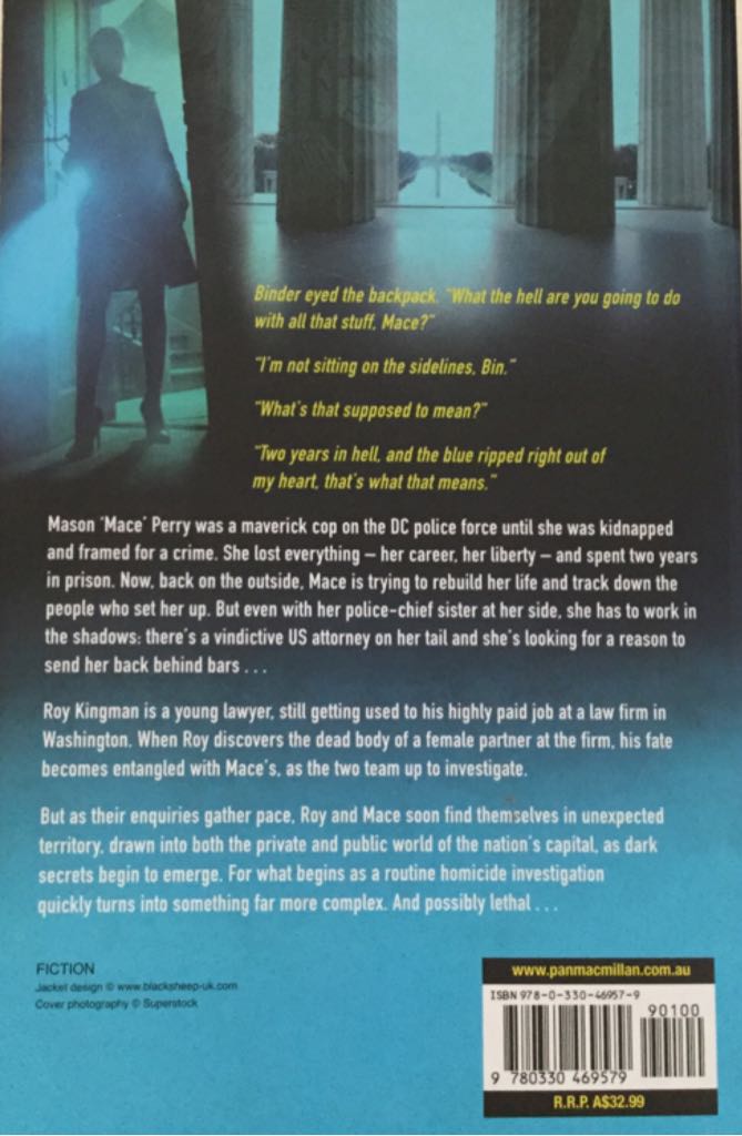 Novel9-True Blue - David Baldacci (Pan Macmillan - Paperback) book collectible [Barcode 9780330469579] - Main Image 2