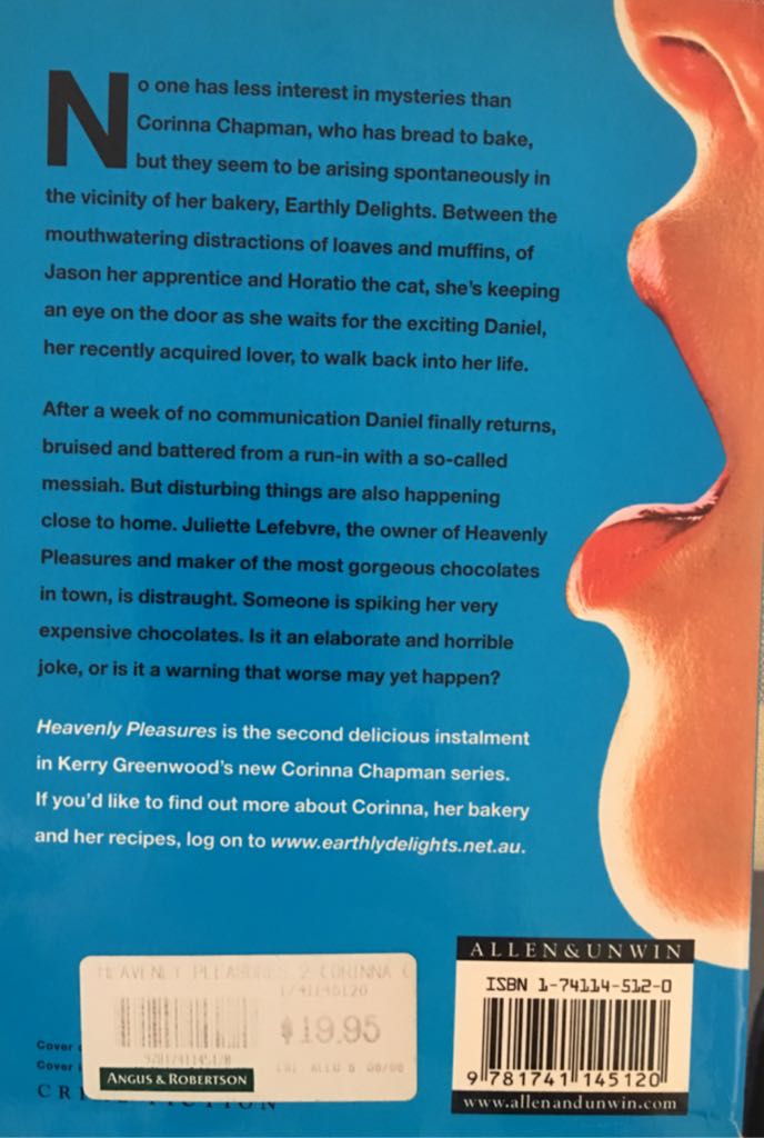 Heavenly Pleasures - Kerry Greenwood (Allen & Unwin) book collectible [Barcode 9781741145120] - Main Image 2