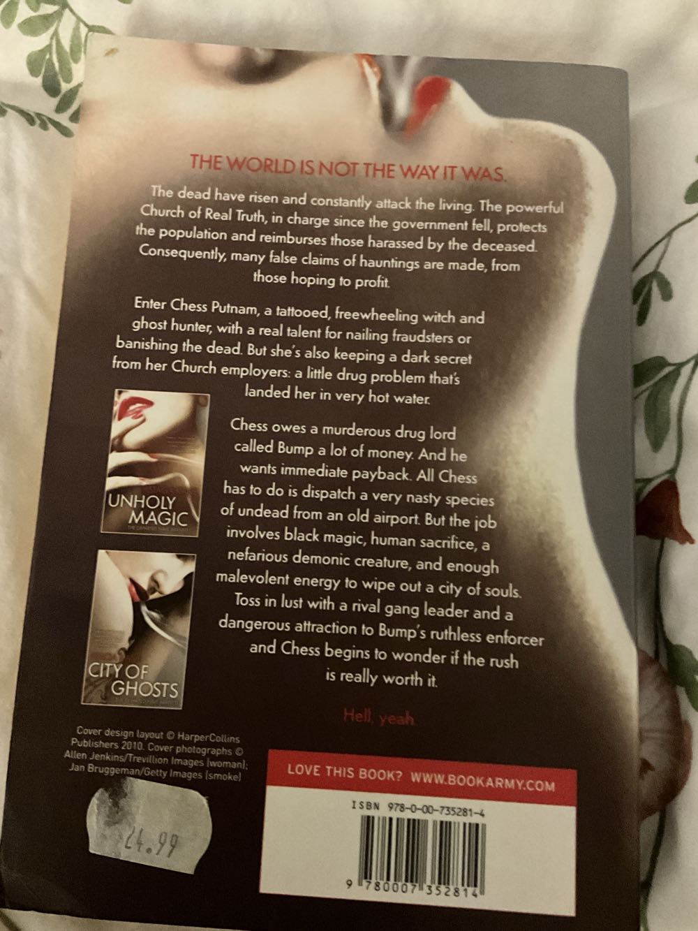 Unholy Ghosts - Stacia Kane (Harper Voyager - Paperback) book collectible [Barcode 9780007352814] - Main Image 2