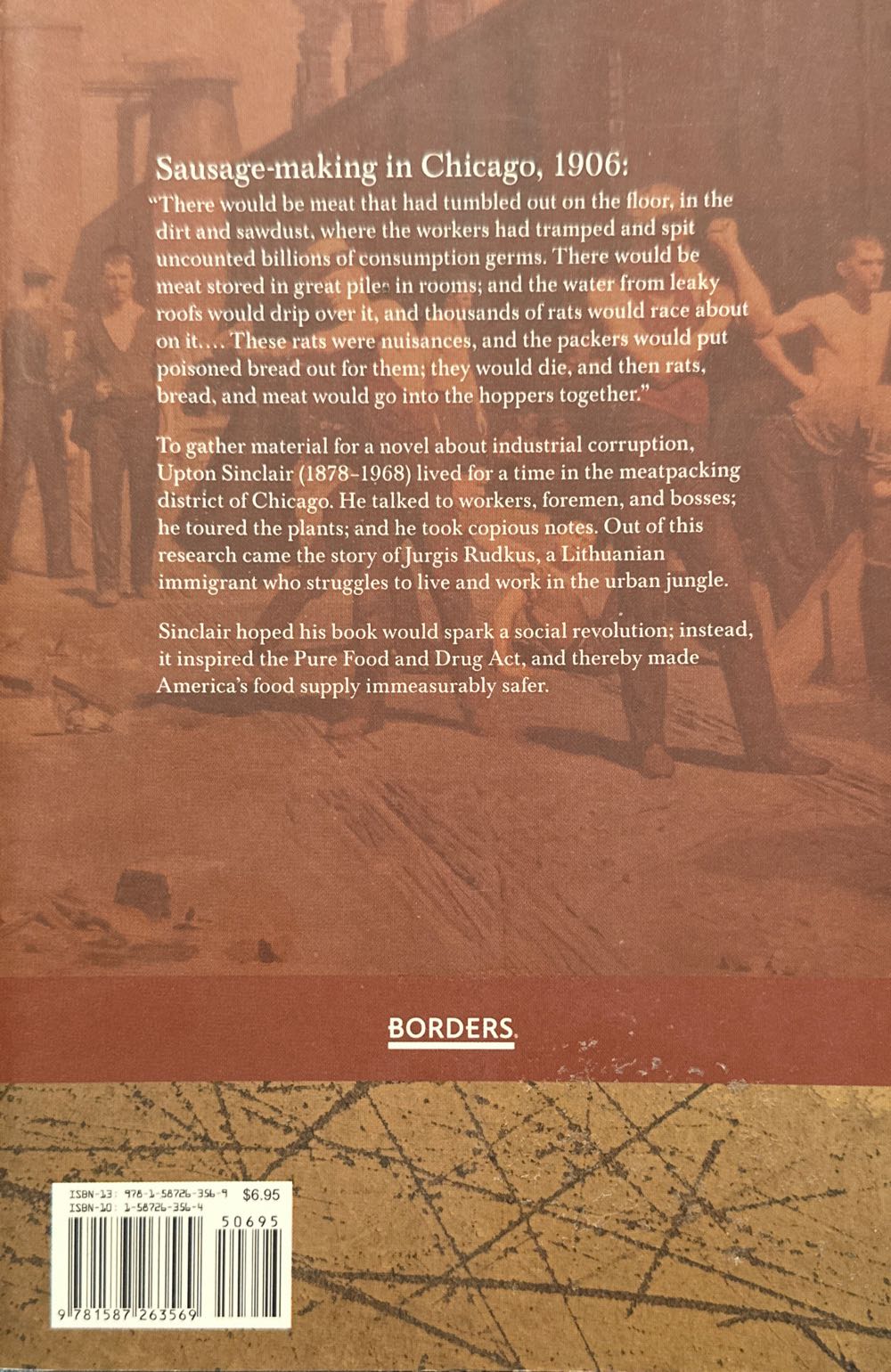 The Jungle - Upton Sinclair (Borders Classics - Paperback) book collectible [Barcode 9781587263569] - Main Image 2