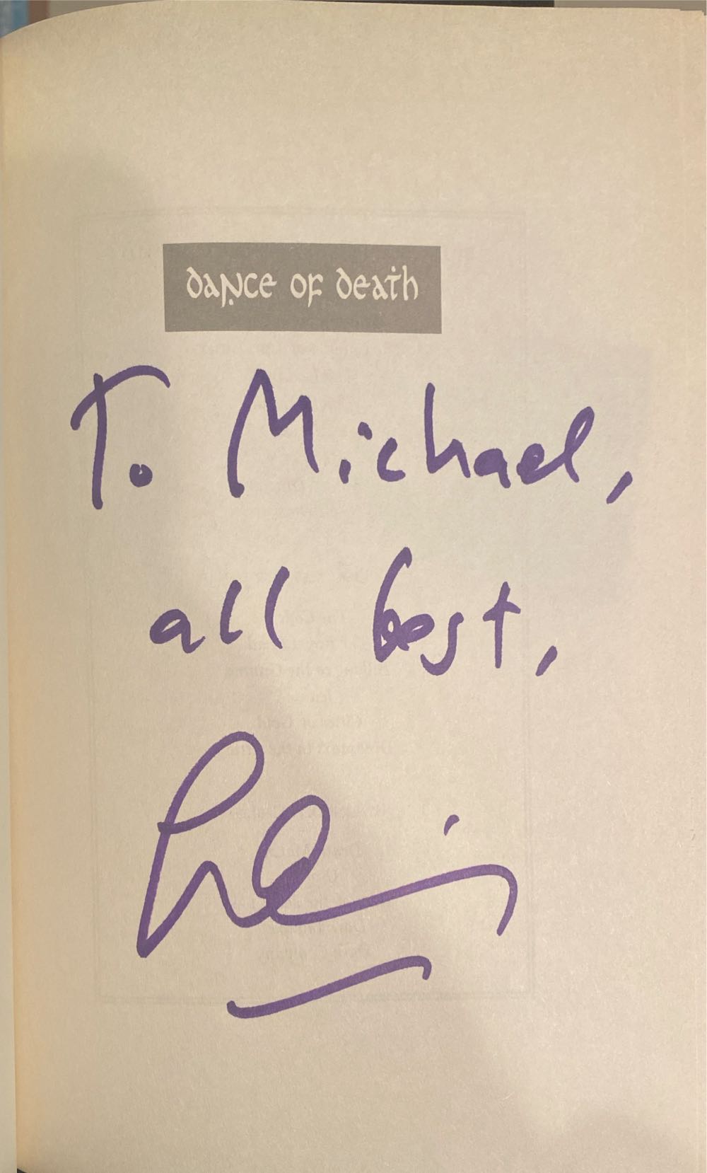 Dance of Death - Preston & Child (Warner - Hardcover) book collectible [Barcode 9780446576970] - Main Image 3